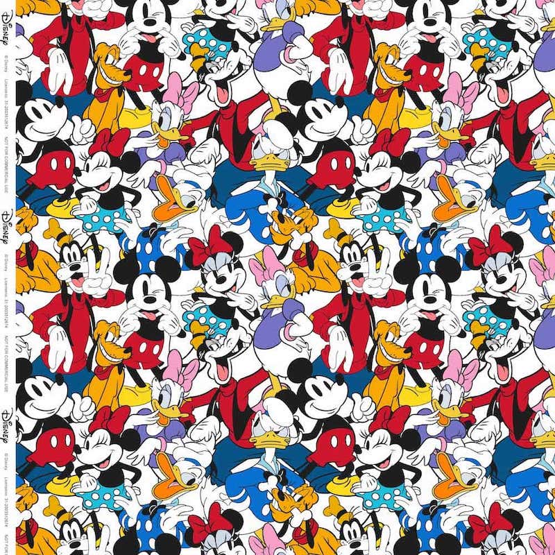 Jersey print med Disney figurer