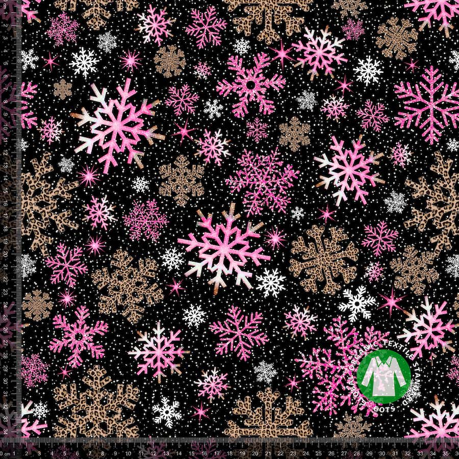 Jersey print med princess snowflakes