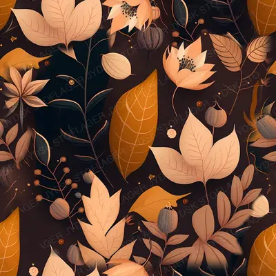 Autumn Floral Pattern 3