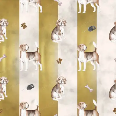 Beagle Pattern 3 - Seamless 1