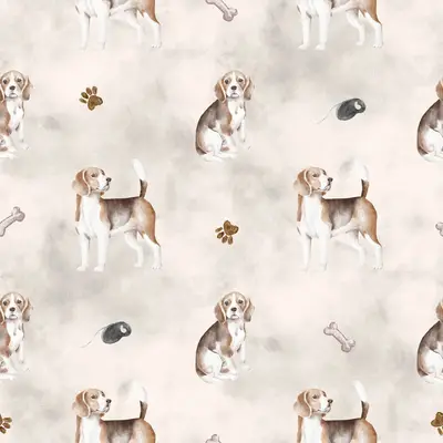 Beagle Pattern 3 - Seamless 3