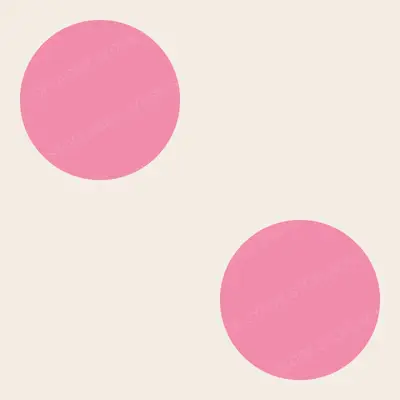 Big Bubblegum Dots on Cream