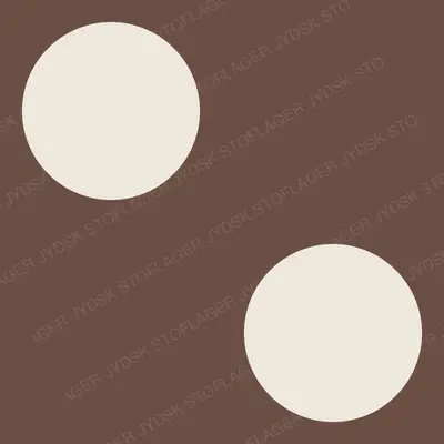 Big Cream Dots on Cocoa