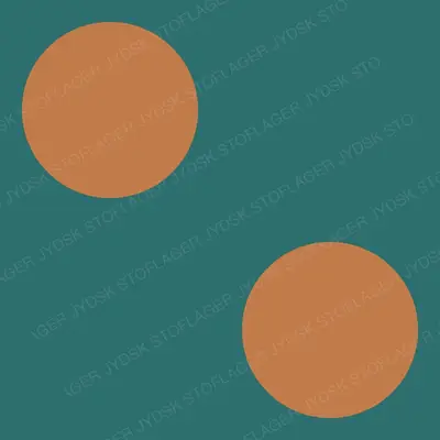 Big Teal Dots on Copper