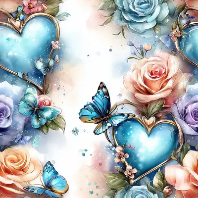 Butterfly Hearts - Valentine