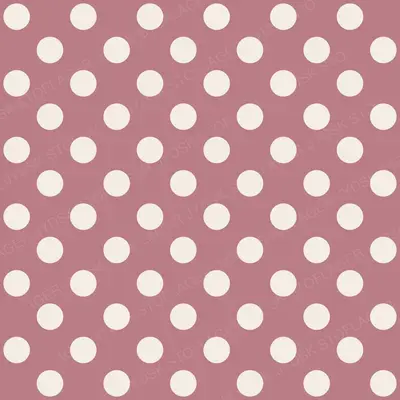 Cream Dots on Mauve