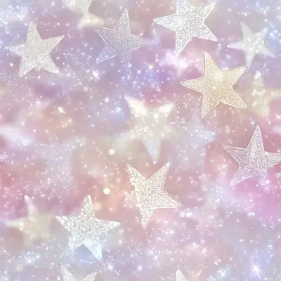 Dorisgraphix Shimmering Stars a Soft Pastel Bokeh