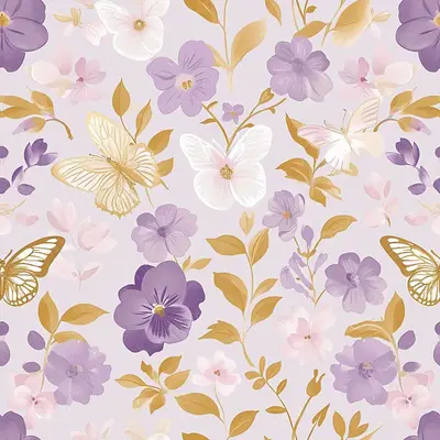 Features Dainty Flowers Like Violets Pansies and 2
