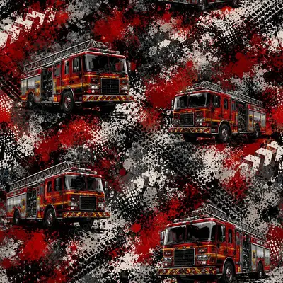 Fire Truck Grunge