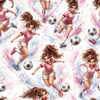 Football Girl Pink 2