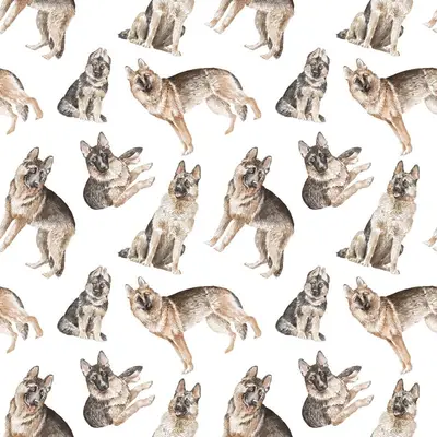 German Shepherd Pattern 2