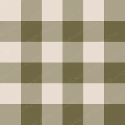 Gingham Oat and Olive
