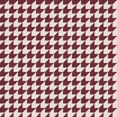Houndstooth Garnet on Oat