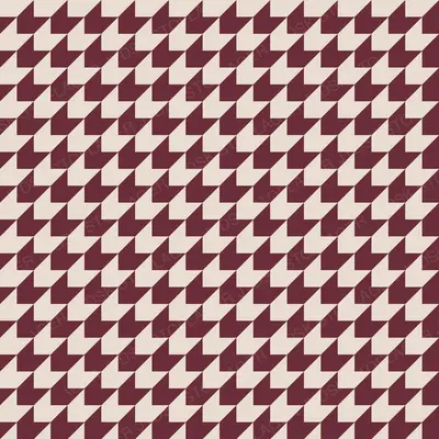 Houndstooth Oat on Garnet