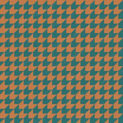Houndstooth Teal on Copper