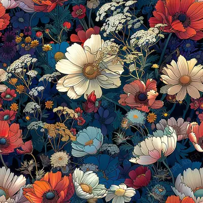 Flowers Intricate Orname 3