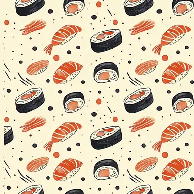 Sushi Pattern a M