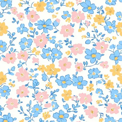Mendaciousdesign a Pastel Pink Baby Blue and Yellow