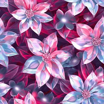 Mycool Mondot Crystal Flowers