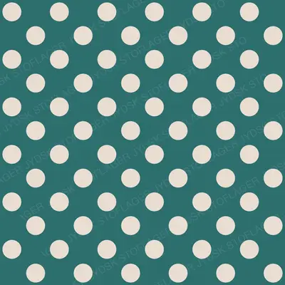 Oat Dots on Teal