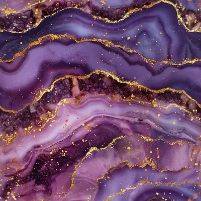 Marble and Agate Patterns in a Range of Pur