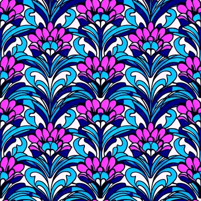 Psychadelic Flowers Pattern Boost 2