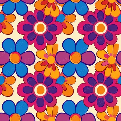 Retro Flower 13