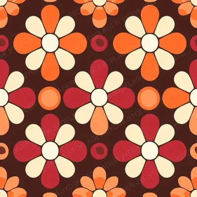 Retro Flower 15