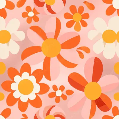 Retro Flower 17