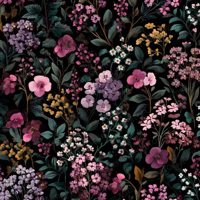 Small Flower Dark 6