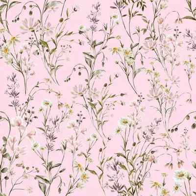 Small Flowers 1 - Pink