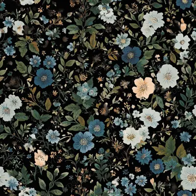 Small Flowers 5 - Dark