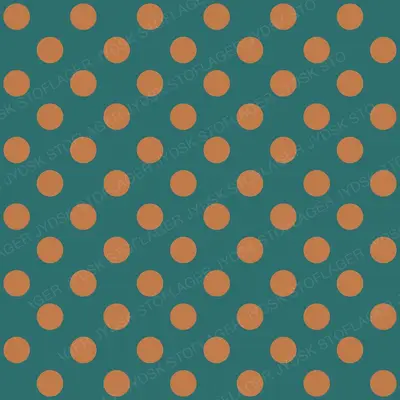 Teal Dots on Copper