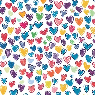 Tiziana82 Pattern Colored Hearts --V 6.1