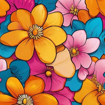 Vibrant Flowers 2