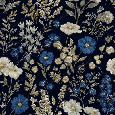 Zaizenz an Enchanting Embroidered Ditsy Dainty