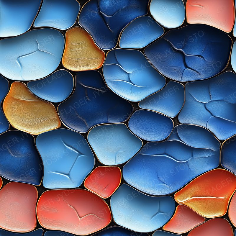 Abstract Pattern Inspired by Geometric S