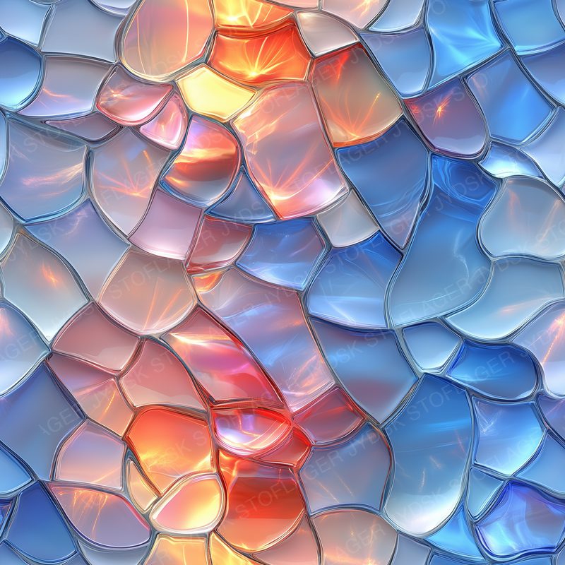 Abstract Pattern Inspired by Geometric S