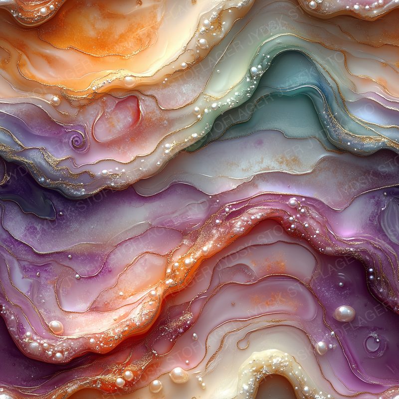 Abstract Pattern Inspired by Seashell Ri