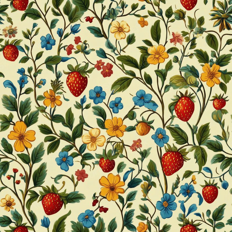 Small Strawberry Blossoms