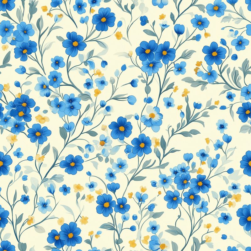 Tiny Blue Forget-Me-Nots