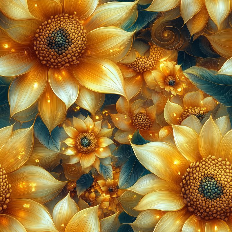Digital Sunflowers Featurin