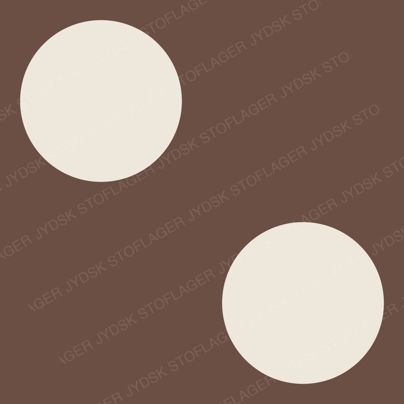 Big Cream Dots on Cocoa