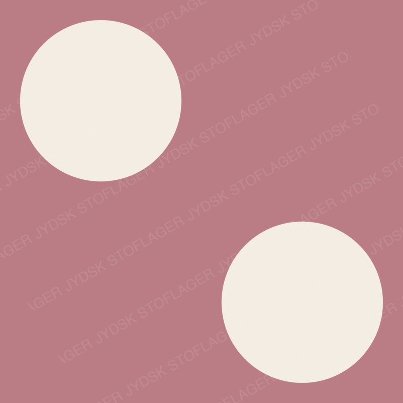 Big Cream Dots on Mauve