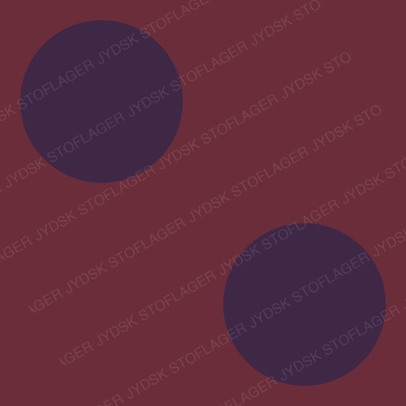 Big Garnet Dots on Purple