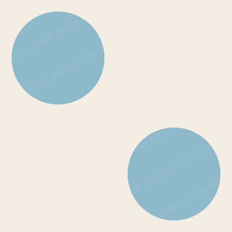 Big Sky Blue Dots on Cream