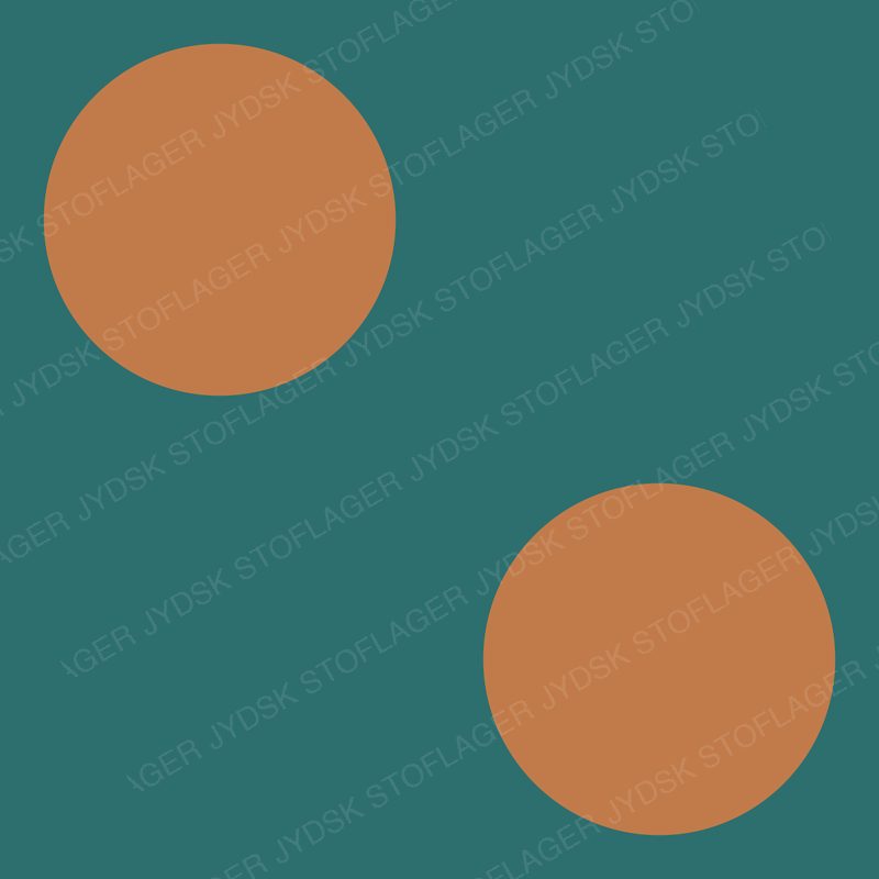 Big Teal Dots on Copper