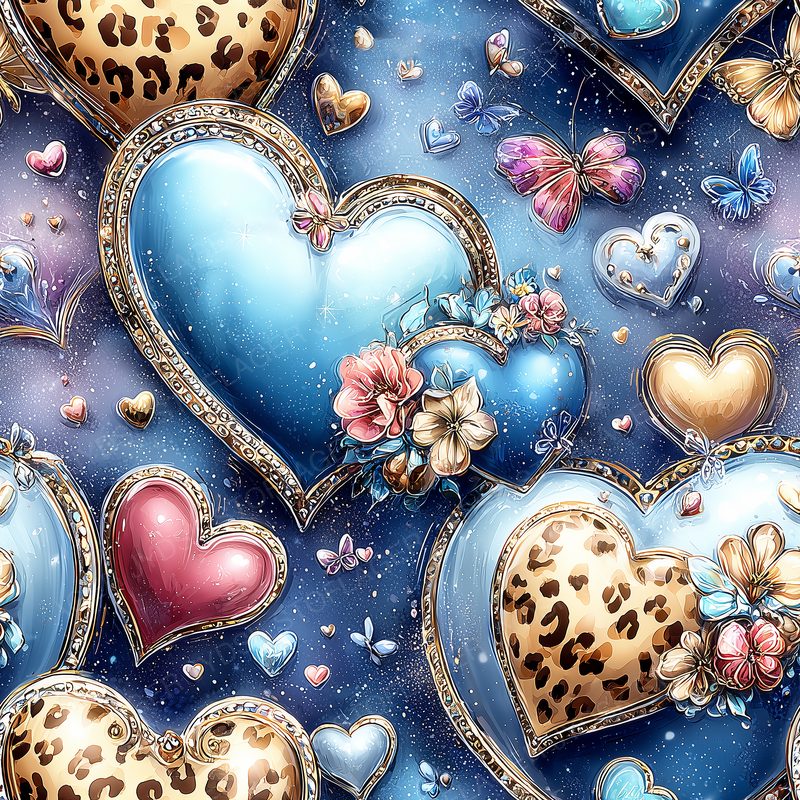 Blue Heart Valentine
