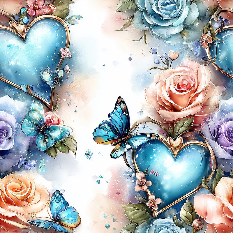 Butterfly Hearts - Valentine