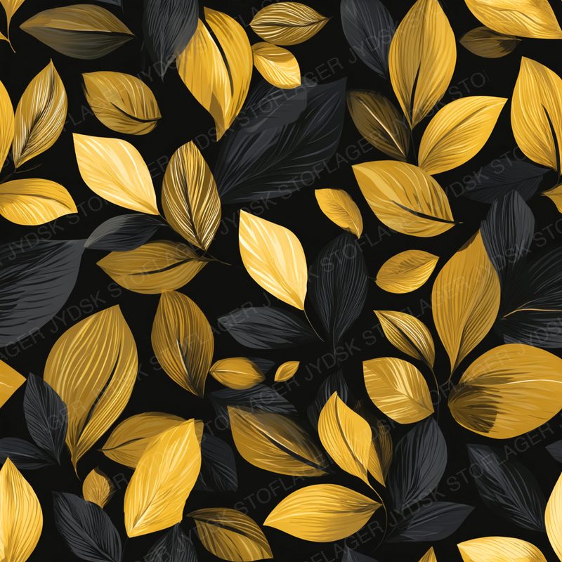 Repeating Fabric Pattern. Primary Color is Black